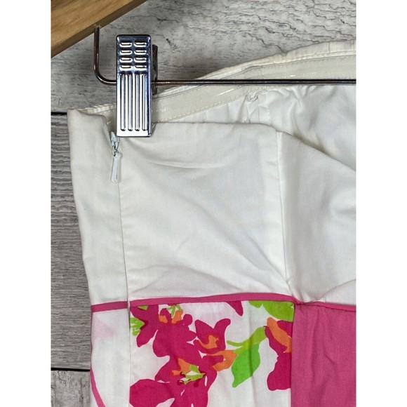 Vintage 70/80's Lilly Pulitzer Strapless Dress 0 Franco Patch Quilt… - Picture 8 of 11